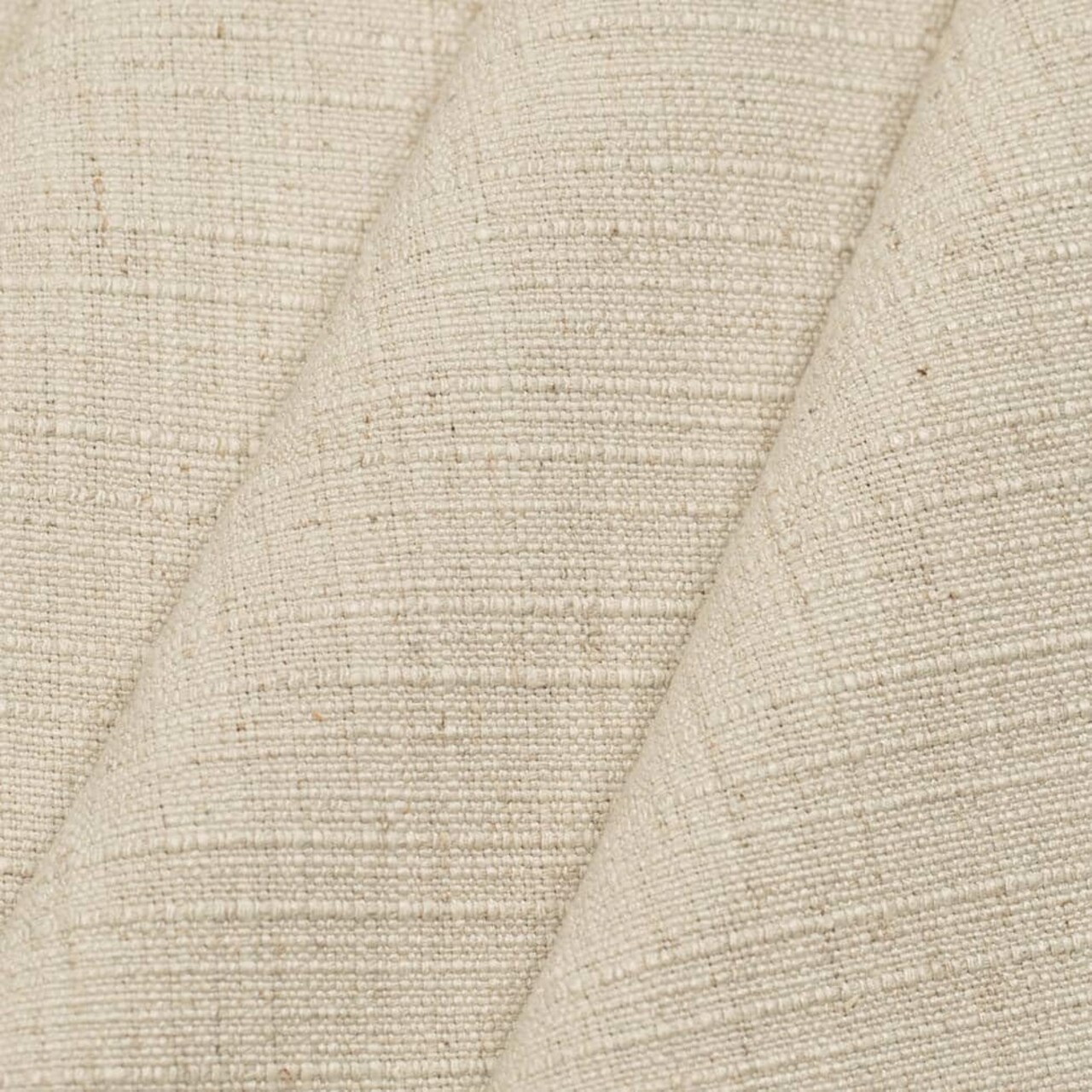 Natural Linen Look Textured Upholstery Fabric by The Yard - SKU: Giselle Sand